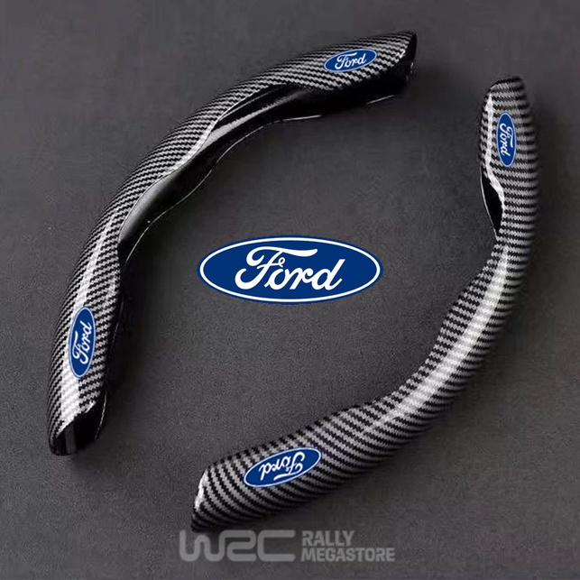 COUVRE VOLANT NOIR FIBRE DE CARBONE POUR FORD